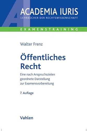 Öffentliches Recht: Eine nach Anspruchszielen geordnete Darstellung zur Examensvorbereitung