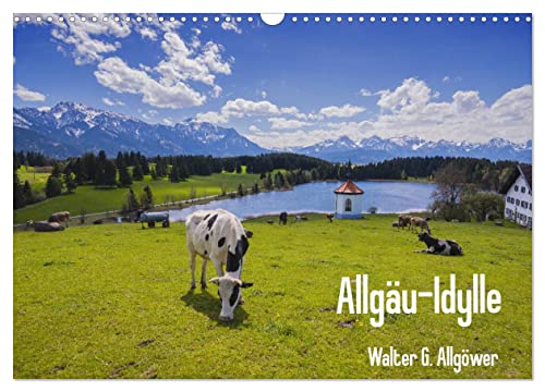 Allgäu-Idylle (Wandkalender 2024 DIN A3 quer), CALVENDO Monatskalender von CALVENDO