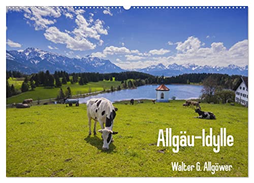 Allgäu-Idylle (Wandkalender 2025 DIN A2 quer), CALVENDO Monatskalender von CALVENDO