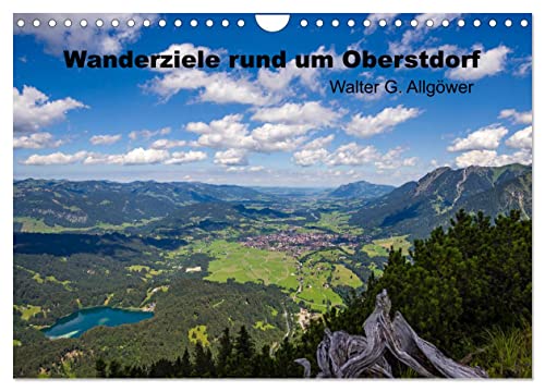 Wanderziele rund um Oberstdorf (Wandkalender 2024 DIN A4 quer), CALVENDO Monatskalender von CALVENDO