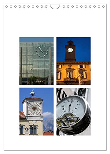 Uhr-Zeiten (Wandkalender 2024 DIN A4 hoch), CALVENDO Monatskalender