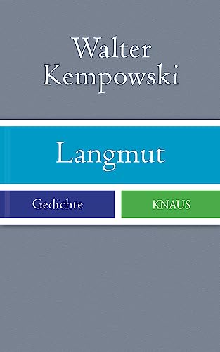 Langmut: Gedichte