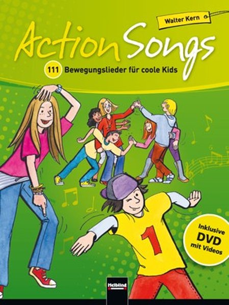 Action Songs. Paket (Liederbuch inkl. DVD + 2 Audio-CDs) von Helbling Verlag GmbH