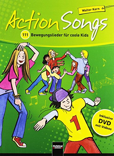 Action Songs, ermässigtes Paketangebot: Buch + 2 Audio-CDs: 111 Bewegungslieder für coole Kids. Inklusive DVD mit Videos von Helbling Verlag GmbH