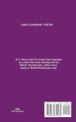 It's Time to Eat Ice Cream Cone Cupcakes (Time to Eat Book) von Silent King Books