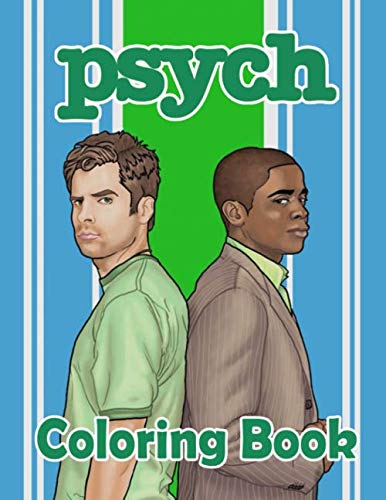 Psych Coloring Book: Coloring Books Based On The Detective Comedy-Drama TV Series