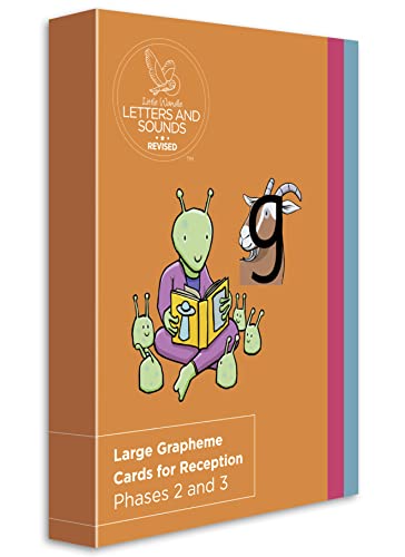 Large Grapheme Cards for Reception: Phases 2 and 3 (Big Cat Phonics for Little Wandle Letters and Sounds Revised)