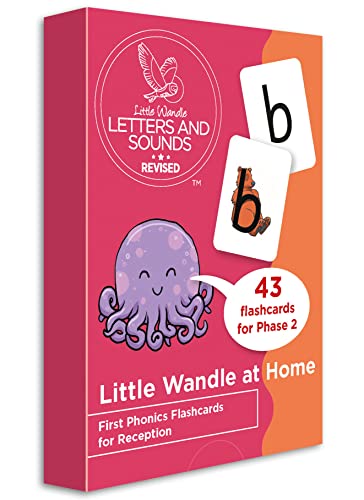 Little Wandle at Home First Phonics Flashcards for Reception: Phases 2 and 3 (Big Cat Phonics for Little Wandle Letters and Sounds Revised)