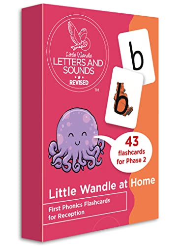 Little Wandle at Home First Phonics Flashcards for Reception: Phases 2 and 3 (Big Cat Phonics for Little Wandle Letters and Sounds Revised)