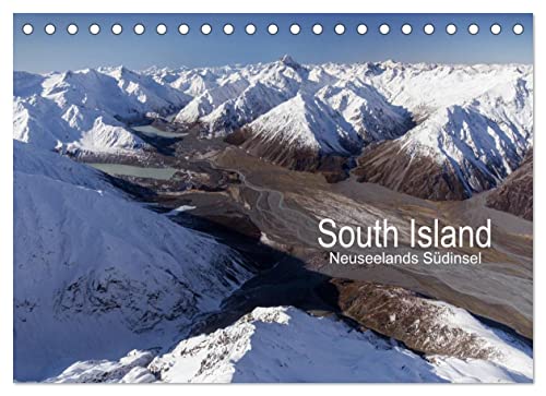 South Island - Neuseelands Südinsel (Tischkalender 2023 DIN A5 quer): Neuseelands Südinsel - mystische Fjorde, raue Küsten und die schneebedeckten Südalpen (Monatskalender, 14 Seiten ) (CALVENDO Orte)