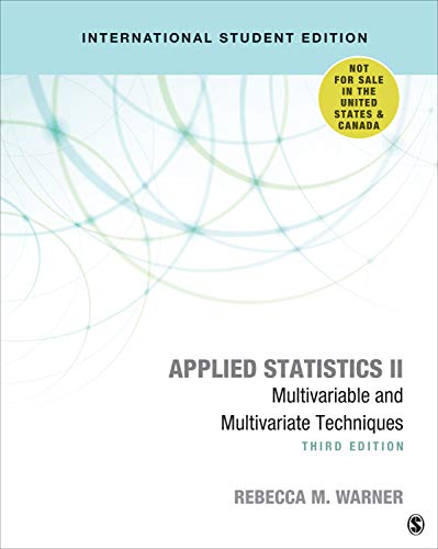 Applied Statistics II - International Student Edition: Multivariable and Multivariate Techniques von Sage Publications