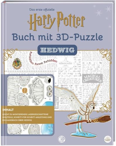 Harry Potter - Hedwig - Das offizielle Buch mit 3D-Puzzle Fan-Art: Buch mit hochwertigem Harry Potter Hedwig Figuren-Holzbau-Set Harry Potter - Hedwig - Das offizielle Buch mit 3D-Puzzle Fan-Art: Buch mit hochwertigem Harry Potter Hedwig Figuren-Holzbau-Set