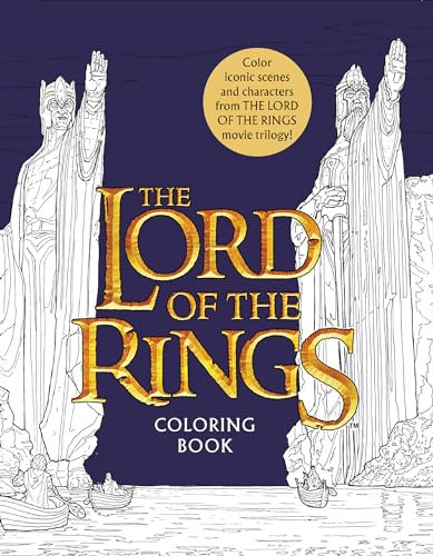 The Lord of the Rings Movie Trilogy Coloring Book: Coloring Book: A Captivating Fantasy Coloring Adventure Through Middle-earth, Relax and Unleash Your Creativity in Tolkien's Iconic World