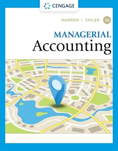 Managerial Accounting von Cengage Learning EMEA