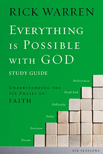 Everything is Possible with God Bible Study Guide: Understanding the Six Phases of Faith Everything is Possible with God Bible Study Guide: Understanding the Six Phases of Faith von HarperChristian Resources