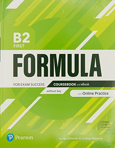Formula B2 First Coursebook without key & eBook with Online Practice Access Code von Pearson Education Limited