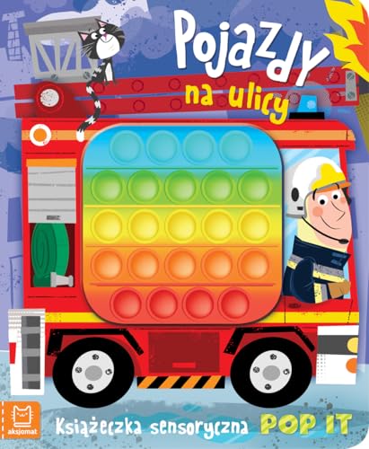 Pojazdy na ulicy Książeczka sensoryczna POP IT von Aksjomat