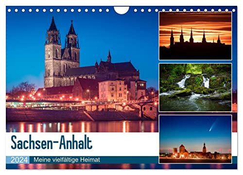 Sachsen-Anhalt - Meine vielfältige Heimat (Wandkalender 2024 DIN A4 quer), CALVENDO Monatskalender von CALVENDO