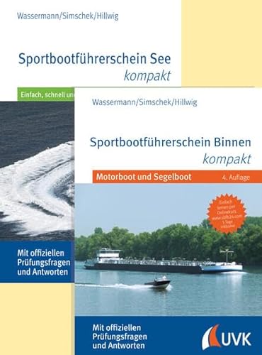 Sportbootführerscheine Binnen und See: Bundle der beiden Bände von UVK