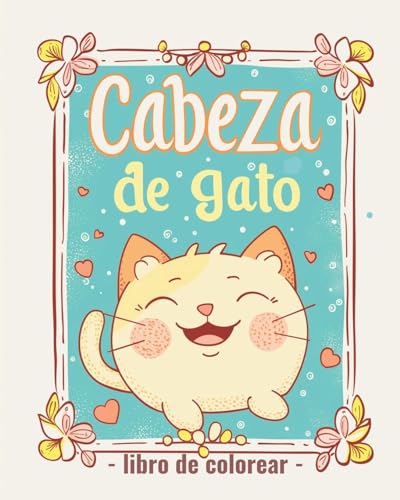 Cabeza de gato - Libro de colorear para niños: Libro relajante de colorear de gatos von Blurb