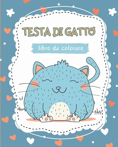 Testa di gatto - Libro da colorare: Libro rilassante per bambini con gatti carini da colorare von Blurb