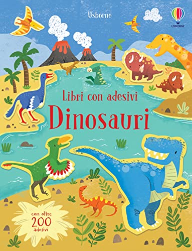 Dinosauri. Con adesivi. Ediz. a colori (Libri con adesivi. A partire da 3 anni) von Usborne