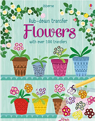 Flowers (Rub-down Transfer Books)