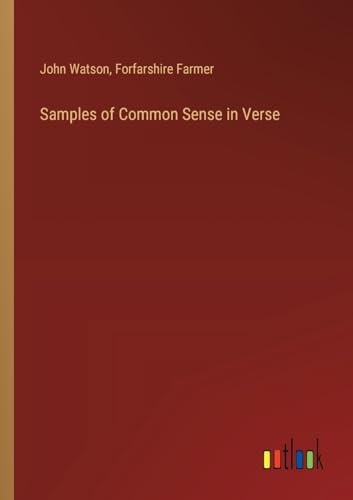 Samples of Common Sense in Verse
