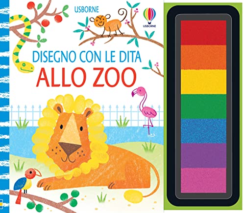 Allo zoo. Ediz. a spirale (Disegno con le dita) von Usborne