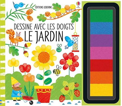 Dessine avec les doigts - Le jardin