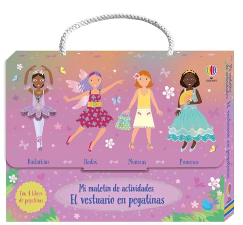El vestuario en pegatinas - BAILARINAS - HADAS - MUÑECAS - PRINCESAS (Mi maletín de actividades) von Ediciones Usborne