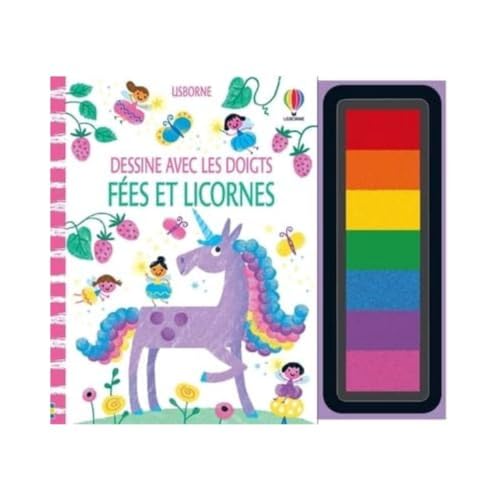 Fées et licornes - Dessine avec les doigts - Dès 4 ans
