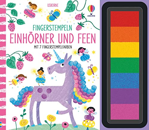 Fingerstempeln: Einhörner und Feen (Fingerstempeln-Reihe) von Usborne