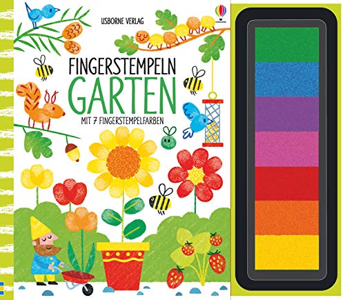 Fingerstempeln: Garten: mit 7 Fingerstempelfarben (Fingerstempeln-Reihe)