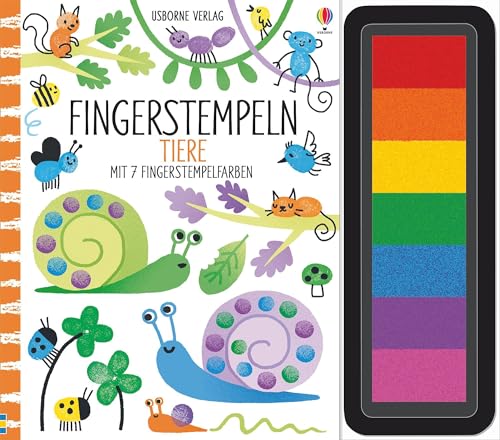 Fingerstempeln: Tiere: mit 7 Fingerstempelfarben (Fingerstempeln-Reihe)