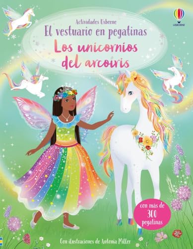 Los unicornios del arcoíris (El vestuario en pegatinas) von Ediciones Usborne