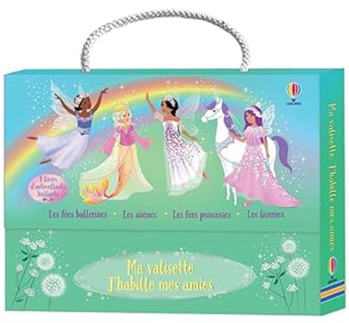 Ma valisette J'habille mes amies Les fées ballerines, Les sirènes, Les fées princesses et Les licornes - Dès 5 ans von USBORNE