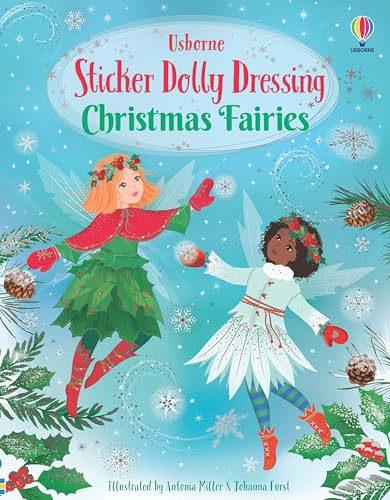 Sticker Dolly Dressing Christmas Fairies von Usborne GB
