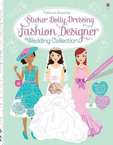 Sticker Dolly Dressing Fashion Designer Wedding Collection