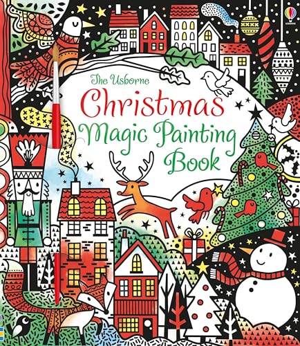 Christmas Magic Painting Book: With Special water brush (Magic Painting Books)