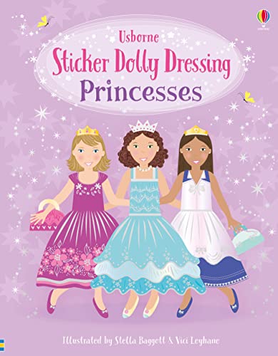 Sticker Dolly Dressing Princesses von Usborne GB