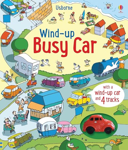 Wind-Up Busy Car (Wind-up Books): with wind-up car and 4 tracks: 1