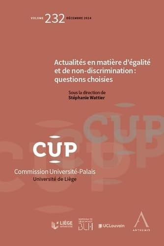 Actualités en matière d'égalité et de non-discrimination : questions choisies (232) von ANTHEMIS