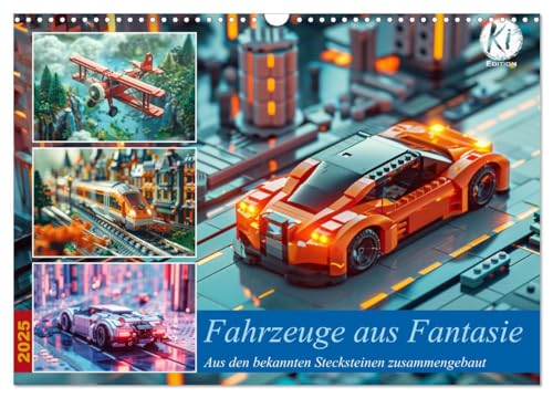Fahrzeuge aus Fantasie (Wandkalender 2025 DIN A3 quer), CALVENDO Monatskalender von CALVENDO