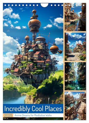 Incredibly Cool Places (Wall Calendar 2025 DIN A4 Portrait), CALVENDO 12 Month Wall Calendar von CALVENDO