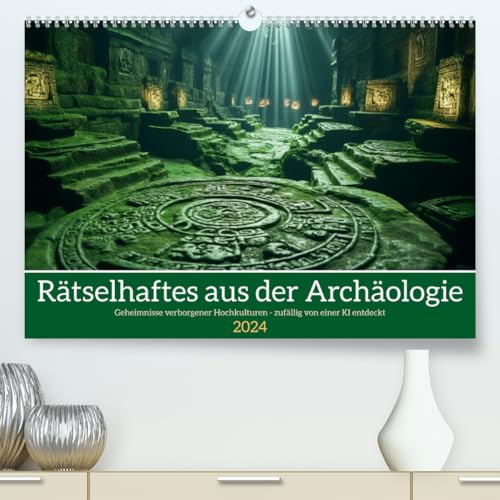 Rätselhaftes aus der Archäologie (hochwertiger Premium Wandkalender 2024 DIN A2 quer), Kunstdruck in Hochglanz