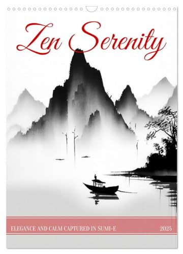 Zen Serenity (Wandkalender 2025 DIN A3 hoch), CALVENDO Monatskalender von CALVENDO