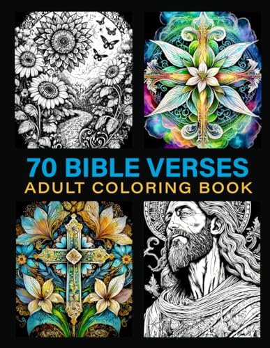 70 Bible Verses: Adult Coloring Book: (Bible Quotes With Meditations) von Independently published