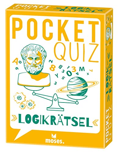 Moses. Pocket Quiz Logikrätsel - 50 Rätsel-Fragen und Knobeleien für Klein und Groß, Für Kinder & Jugendliche ab 12 Jahren und Erwachsene