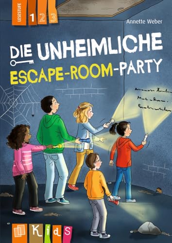 Die unheimliche Escape-Room-Party – Lesestufe 1: Differenzierte Lektüre mit spannenden Rätseln für Klasse 3/4 (KidS - Klassenlektüre in drei Stufen)